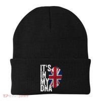 It's In My Dna England Union Jack Flag Christmas Gift Meaningful Gift Beanie thumb 0