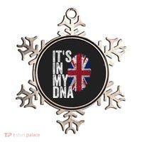 It's In My Dna England Union Jack Flag Christmas Gift Meaningful Gift Ornament thumb 0