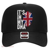 It's In My Dna England Union Jack Flag Christmas Gift Meaningful Gift Hat thumb 0