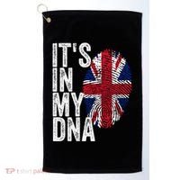 It's In My Dna England Union Jack Flag Christmas Gift Meaningful Gift Golf Towel thumb 0