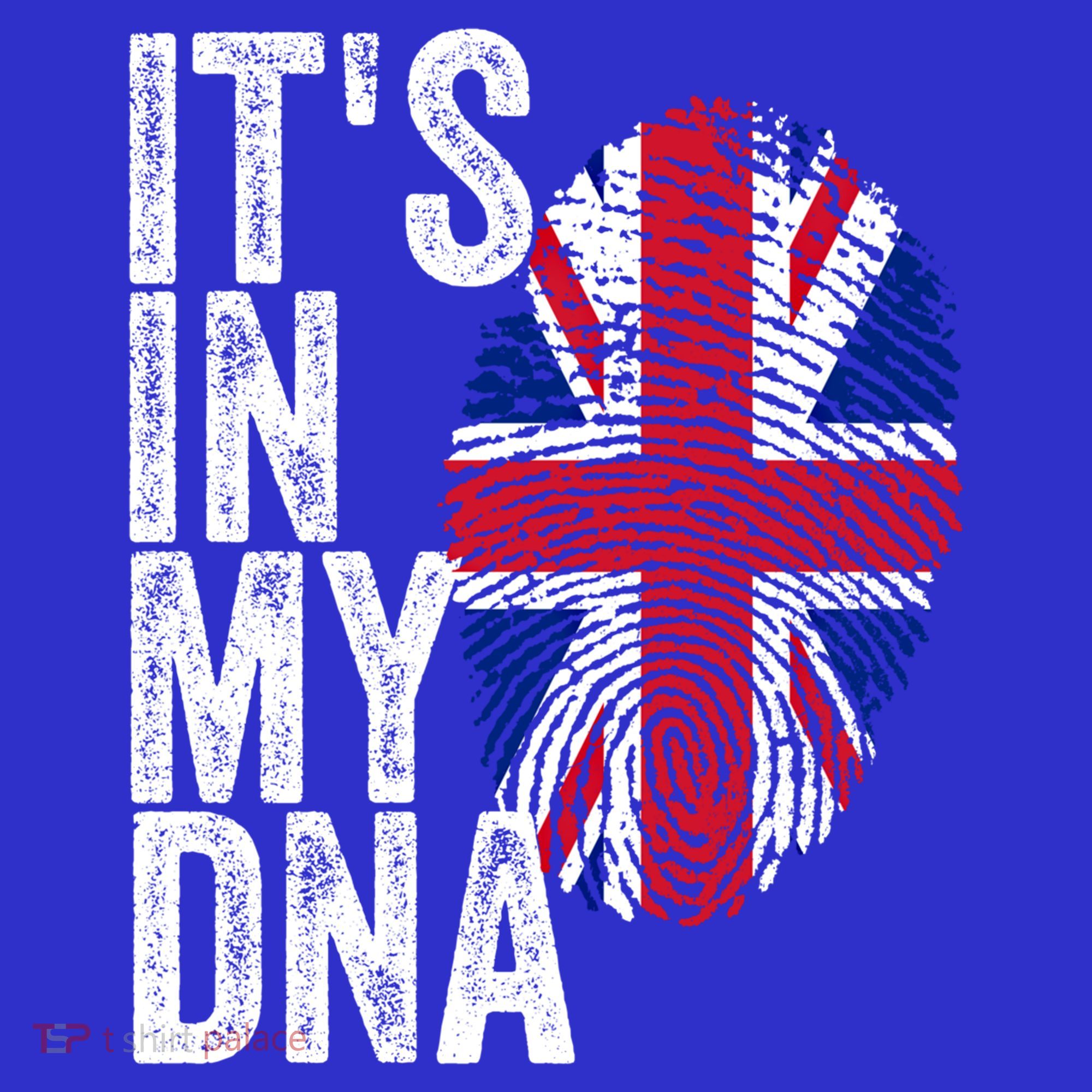 It's In My Dna England Union Jack Flag Christmas Gift Meaningful Gift Long Sleeve Shirt