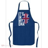 It's In My Dna England Union Jack Flag Christmas Gift Meaningful Gift Apron thumb 0