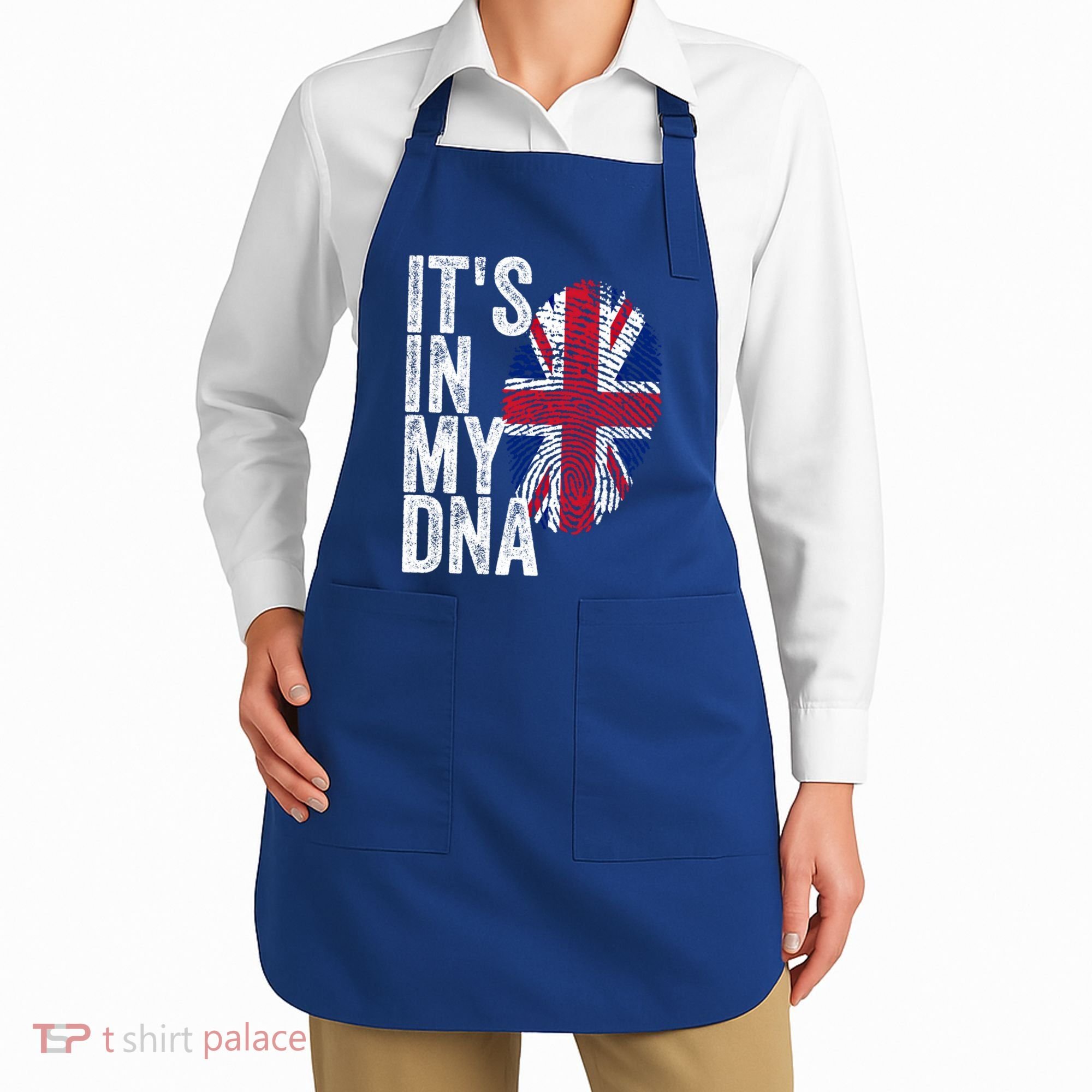 It's In My Dna England Union Jack Flag Christmas Gift Meaningful Gift Apron