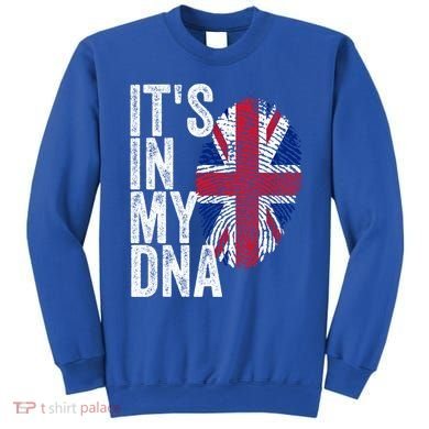 It's In My Dna England Union Jack Flag Christmas Gift Meaningful Gift Sweatshirt