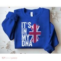 It's In My Dna England Union Jack Flag Christmas Gift Meaningful Gift Sweatshirt thumb 2