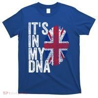 It's In My Dna England Union Jack Flag Christmas Gift Meaningful Gift T-Shirt thumb 0