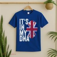 It's In My Dna England Union Jack Flag Christmas Gift Meaningful Gift T-Shirt thumb 2