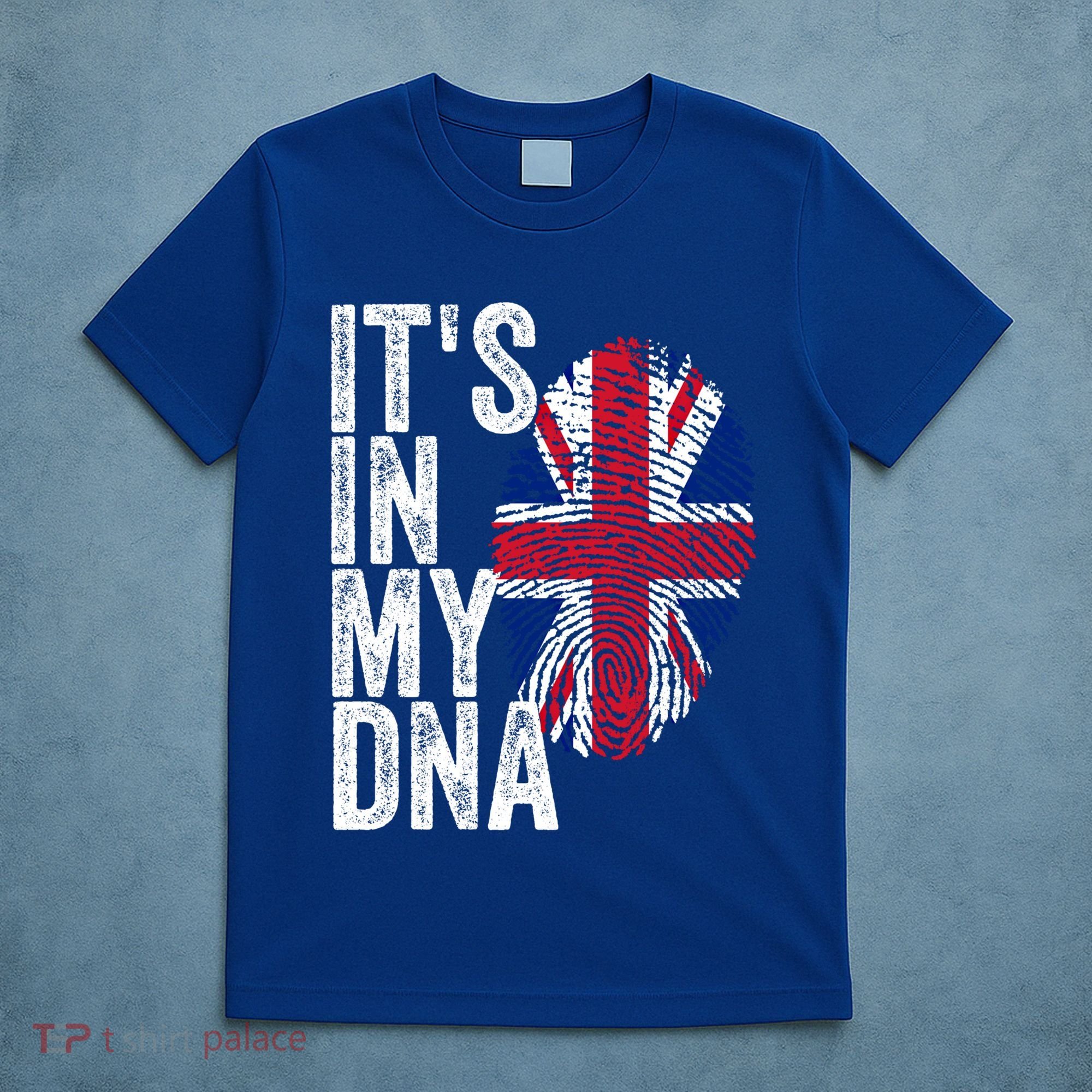 It's In My Dna England Union Jack Flag Christmas Gift Meaningful Gift T-Shirt