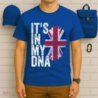 It's In My Dna England Union Jack Flag Christmas Gift Meaningful Gift T-Shirt thumb 6