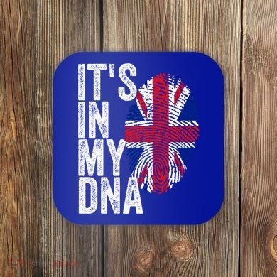 It's In My Dna England Union Jack Flag Christmas Gift Meaningful Gift Coaster