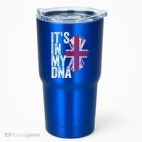 It's In My Dna England Union Jack Flag Christmas Gift Meaningful Gift Tumbler thumb 0
