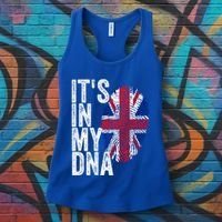 It's In My Dna England Union Jack Flag Christmas Gift Meaningful Gift Women's Tank Top thumb 3