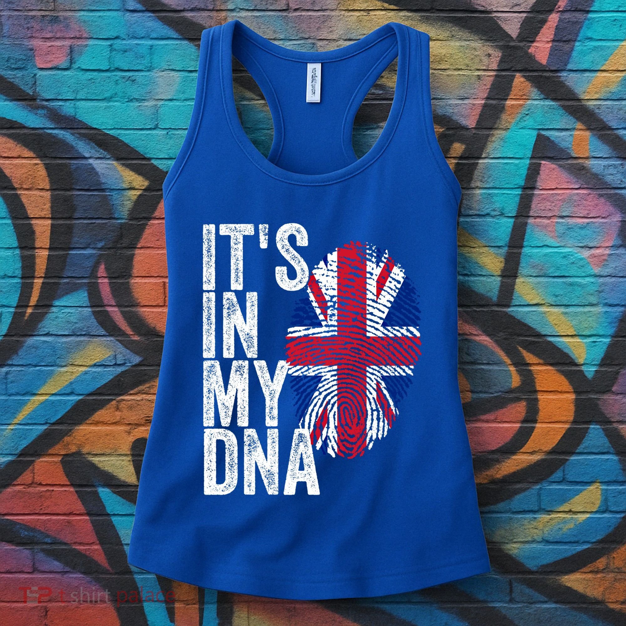 It's In My Dna England Union Jack Flag Christmas Gift Meaningful Gift Women's Tank Top