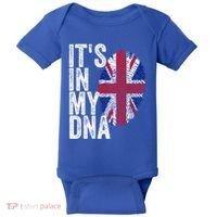 It's In My Dna England Union Jack Flag Christmas Gift Meaningful Gift Baby Bodysuit thumb 0