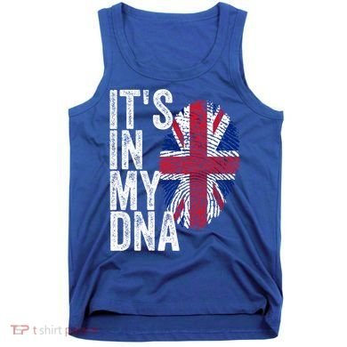 It's In My Dna England Union Jack Flag Christmas Gift Meaningful Gift Tank Top