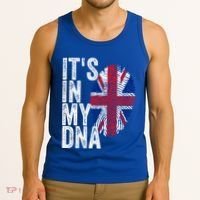 It's In My Dna England Union Jack Flag Christmas Gift Meaningful Gift Tank Top thumb 3