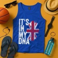 It's In My Dna England Union Jack Flag Christmas Gift Meaningful Gift Tank Top thumb 4