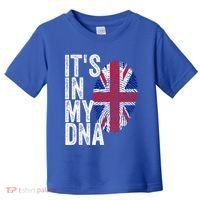 It's In My Dna England Union Jack Flag Christmas Gift Meaningful Gift Toddler T-Shirt thumb 0
