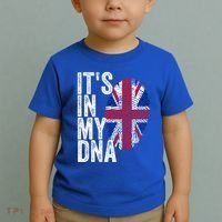 It's In My Dna England Union Jack Flag Christmas Gift Meaningful Gift Toddler T-Shirt thumb 2