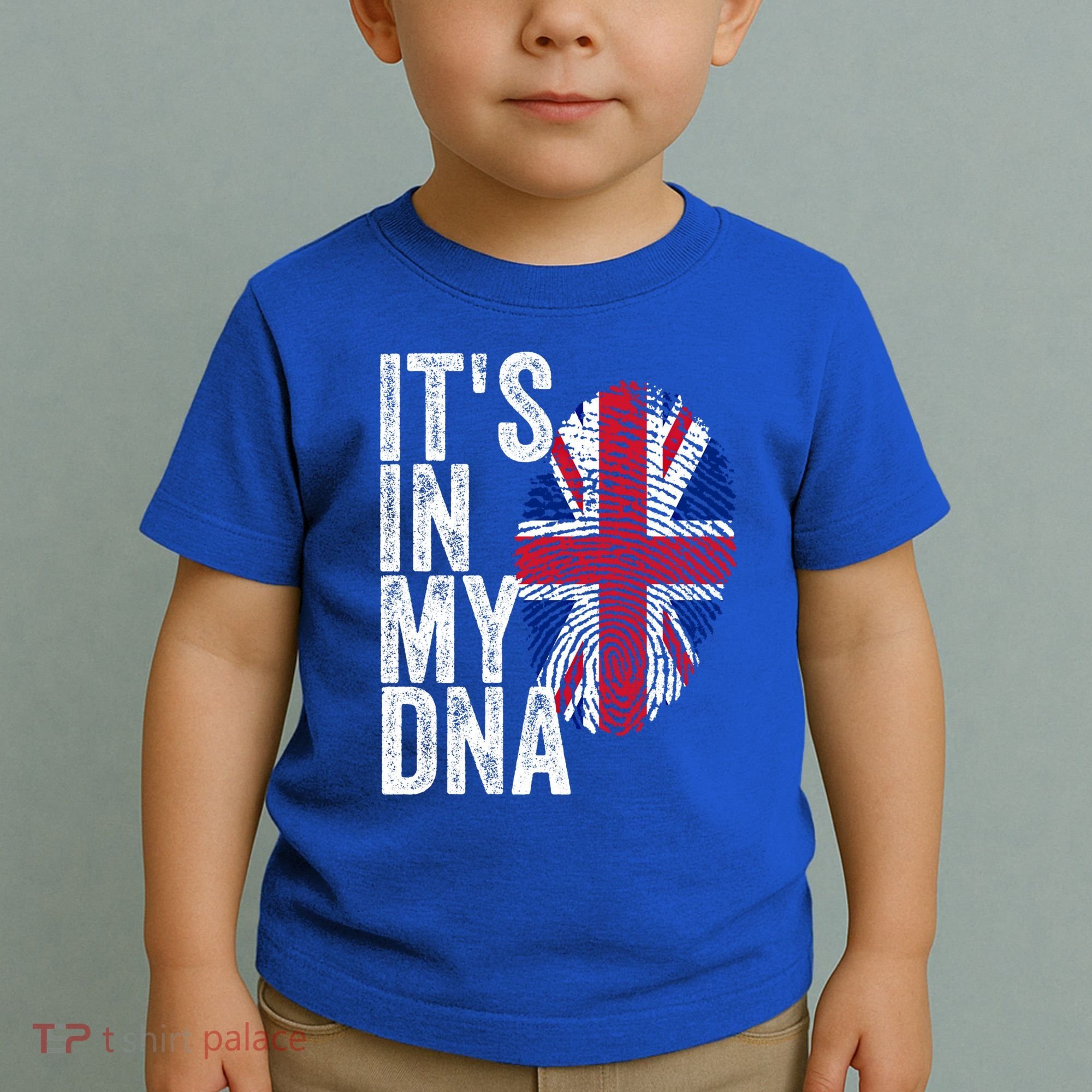 It's In My Dna England Union Jack Flag Christmas Gift Meaningful Gift Toddler T-Shirt