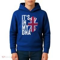 It's In My Dna England Union Jack Flag Christmas Gift Meaningful Gift Kids Hoodie thumb 4