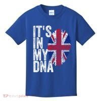 It's In My Dna England Union Jack Flag Christmas Gift Meaningful Gift Kids T-Shirt thumb 0