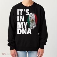 IT'S IN MY DNA Mexican Mexico Flag Cinco De Mayo Gift Women's Sweatshirt thumb 0