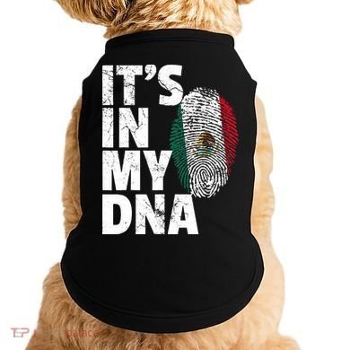 IT'S IN MY DNA Mexican Mexico Flag Cinco De Mayo Gift Doggie Tank