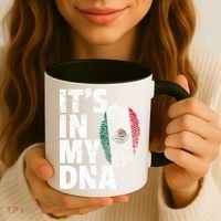 IT'S IN MY DNA Mexican Mexico Flag Cinco De Mayo Gift Coffee Mug thumb 3