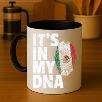 IT'S IN MY DNA Mexican Mexico Flag Cinco De Mayo Gift Coffee Mug thumb 4