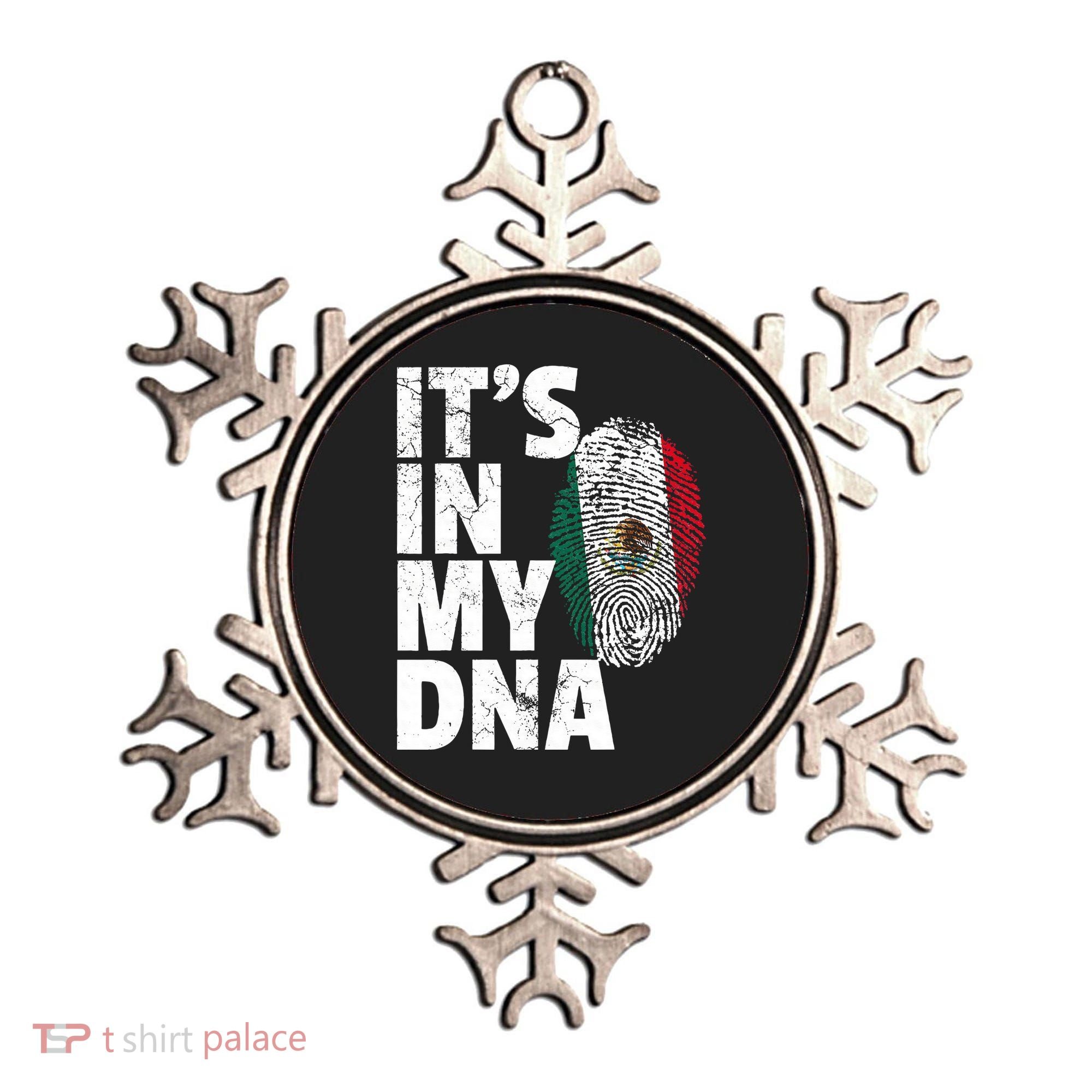 IT'S IN MY DNA Mexican Mexico Flag Cinco De Mayo Gift Ornament