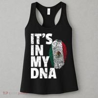 IT'S IN MY DNA Mexican Mexico Flag Cinco De Mayo Gift Women's Tank Top thumb 3