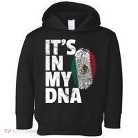 IT'S IN MY DNA Mexican Mexico Flag Cinco De Mayo Gift Toddler Hoodie thumb 0