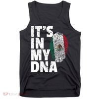 IT'S IN MY DNA Mexican Mexico Flag Cinco De Mayo Gift Tank Top thumb 0