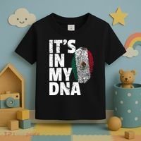 IT'S IN MY DNA Mexican Mexico Flag Cinco De Mayo Gift Toddler T-Shirt thumb 3