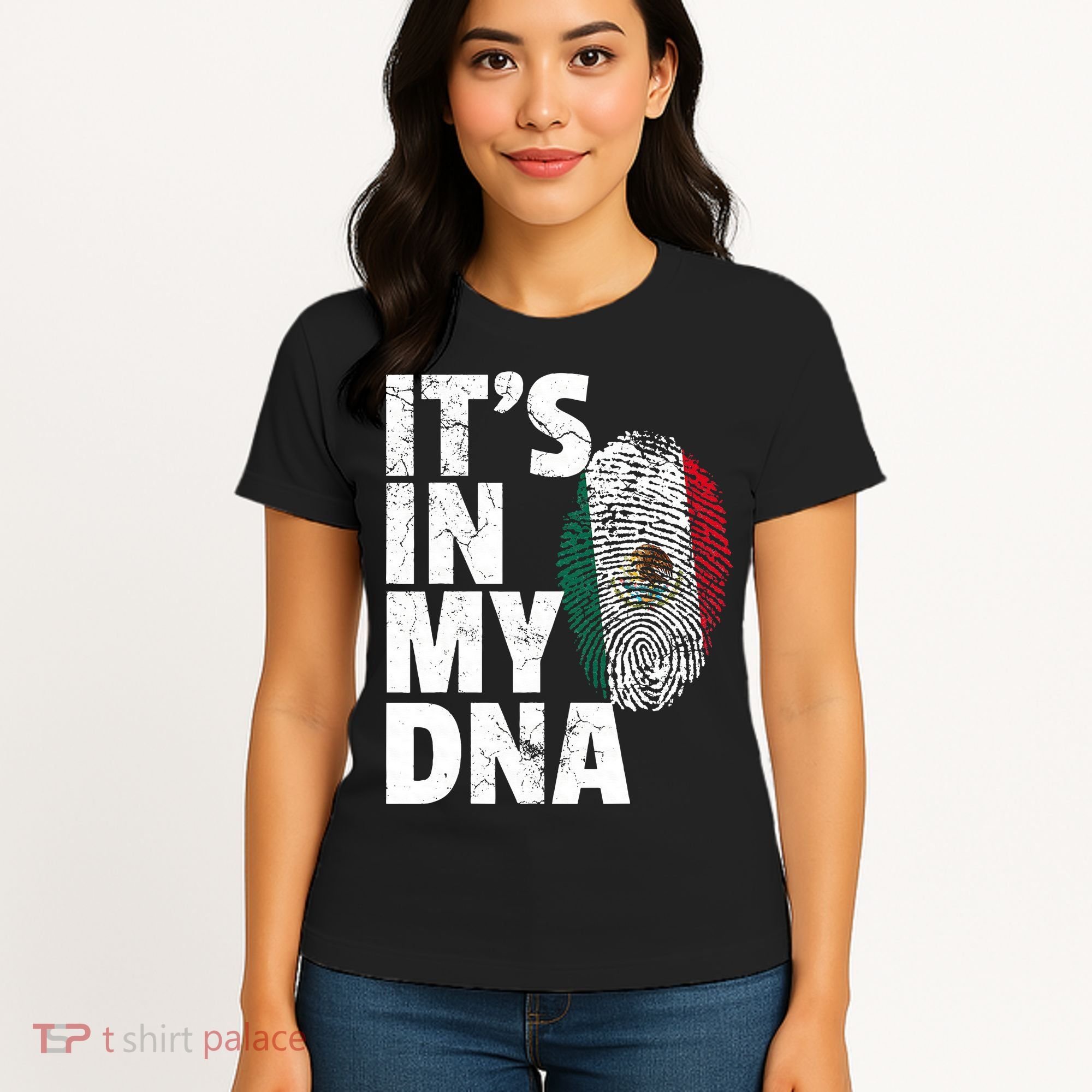 IT'S IN MY DNA Mexican Mexico Flag Cinco De Mayo Gift Women's T-Shirt