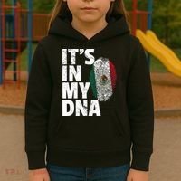 IT'S IN MY DNA Mexican Mexico Flag Cinco De Mayo Gift Kids Hoodie thumb 3