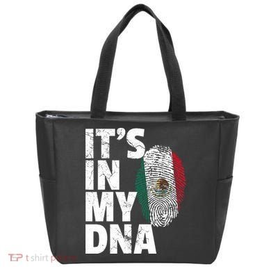 IT'S IN MY DNA Mexican Mexico Flag Cinco De Mayo Gift Tote Bag