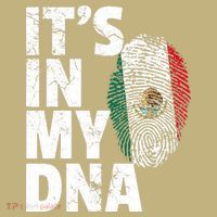 IT'S IN MY DNA Mexican Mexico Flag Cinco De Mayo Gift Long Sleeve Shirt thumb 2