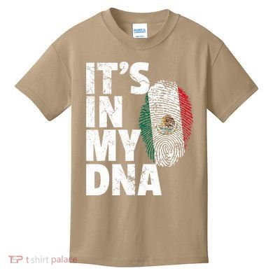 IT'S IN MY DNA Mexican Mexico Flag Cinco De Mayo Gift Kids T-Shirt