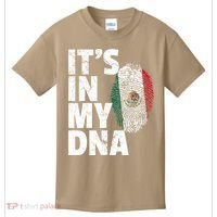 IT'S IN MY DNA Mexican Mexico Flag Cinco De Mayo Gift Kids T-Shirt thumb 0
