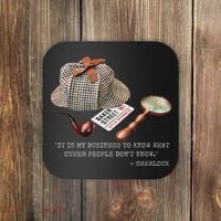 It Is My Business To Know. Novelty Sherlock Holmes Mystery Coaster thumb 0