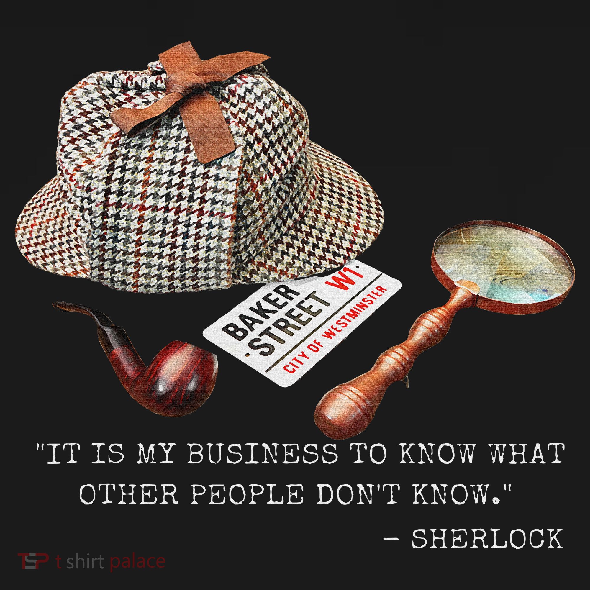 It Is My Business To Know. Novelty Sherlock Holmes Mystery Mousepad