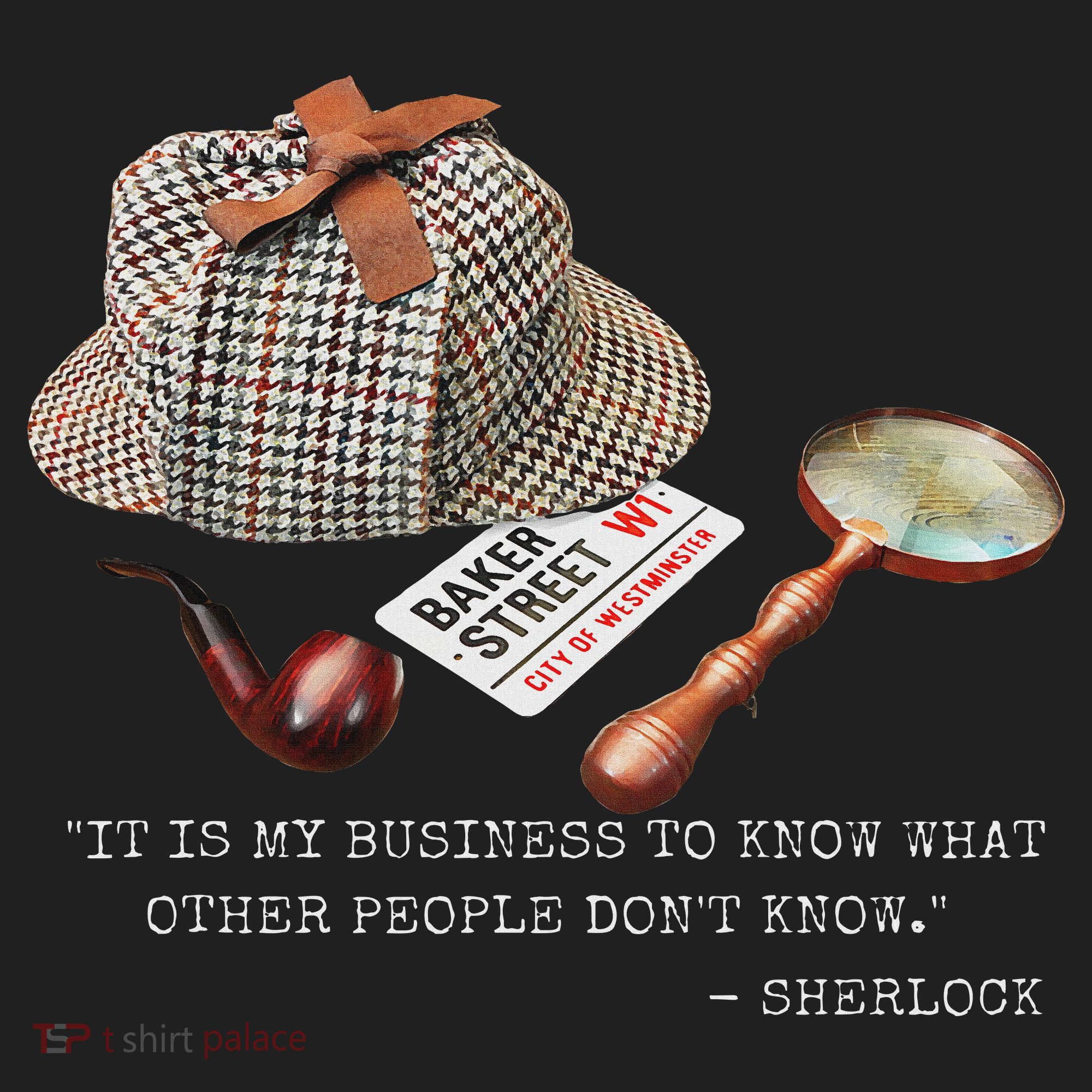It Is My Business To Know. Novelty Sherlock Holmes Mystery Hat
