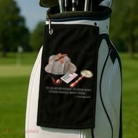It Is My Business To Know. Novelty Sherlock Holmes Mystery Golf Towel thumb 2