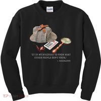 It Is My Business To Know. Novelty Sherlock Holmes Mystery Kids Sweatshirt thumb 0