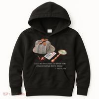 It Is My Business To Know. Novelty Sherlock Holmes Mystery Kids Hoodie thumb 0