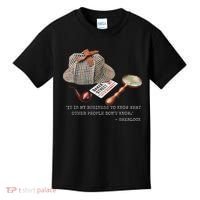 It Is My Business To Know. Novelty Sherlock Holmes Mystery Kids T-Shirt thumb 0