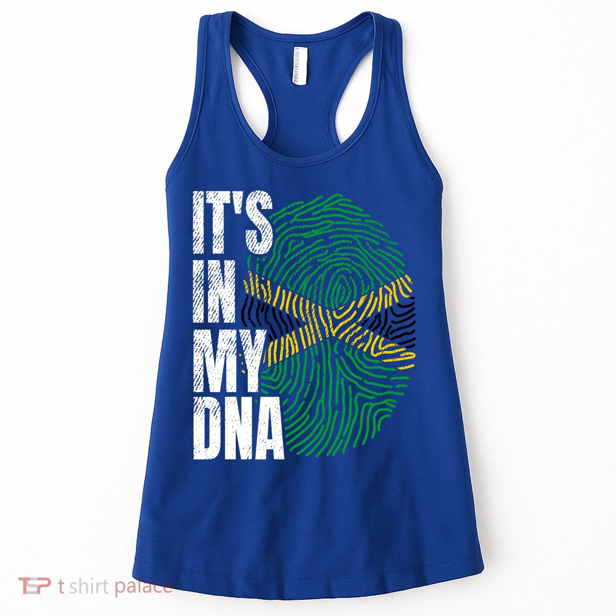It's In My Dna Jamaican Flag Jamaica Boy Girl Gift Women's Tank Top