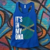 It's In My Dna Jamaican Flag Jamaica Boy Girl Gift Women's Tank Top thumb 3
